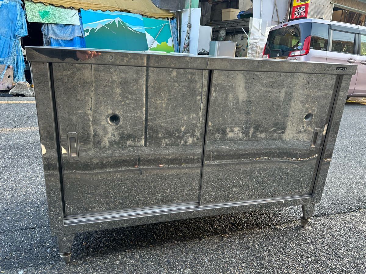 ② 名古屋市より★★クリナップ★ステンレス戸棚 厨房 120×80×60cm★中古拍卖