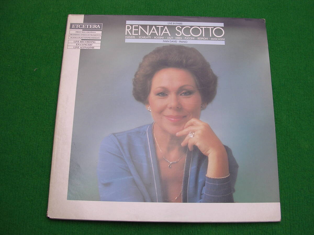 2LPs・独☆レナータスコット/パリ公演/ RENATA SCOTTO/LIVE IN PARIS拍卖
