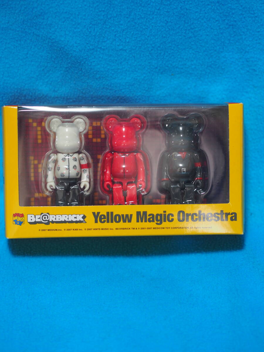 未使用新品ベアブリック BE@RBRICK 100% イエローマジックオーケストラ Yellow Magic Orchestra YMO拍卖