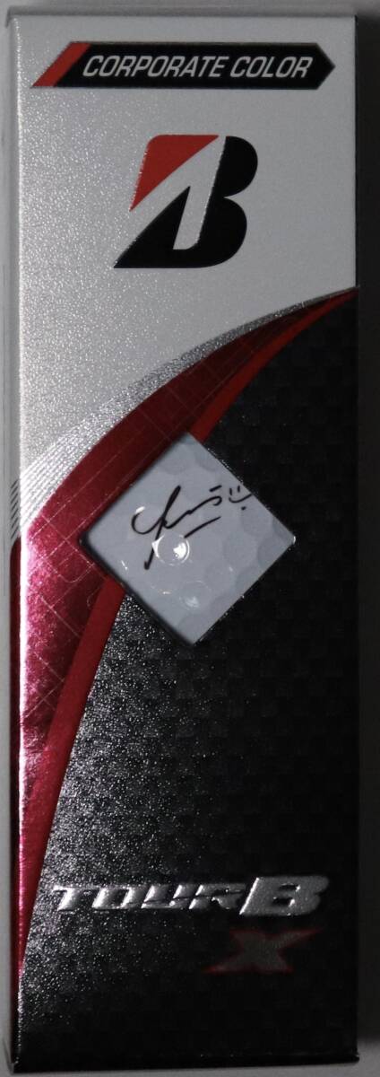 【吉田優利】JLPGA ツアー優勝記念プリントサイン入りゴルフボール TOUR B X(コーポレートカラー)3個拍卖