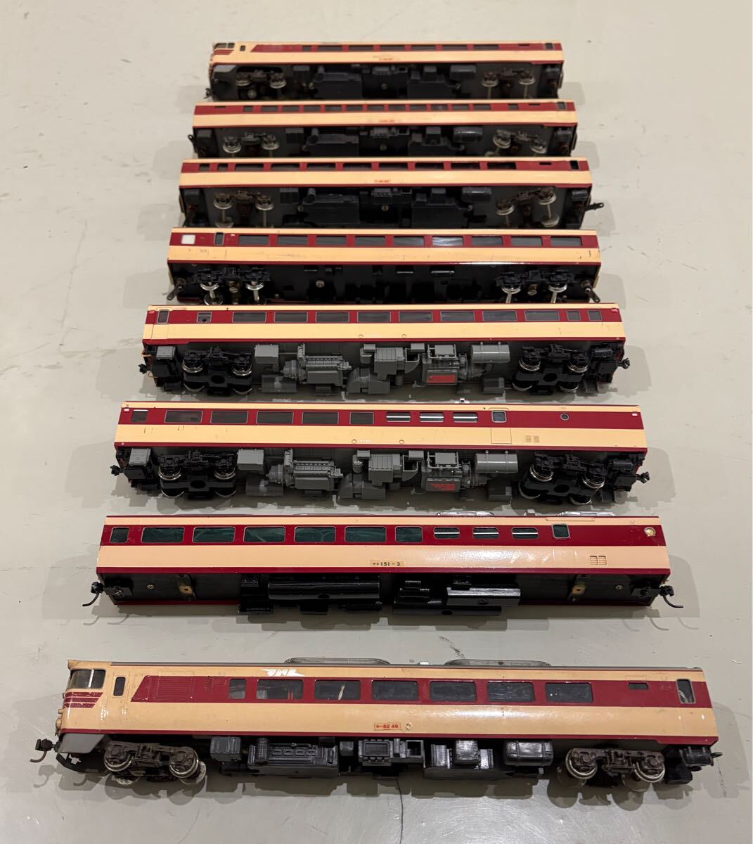 HO カツミ KATO 他 国鉄 JR キハ80 系 他 8両(M2両) 特急 気動車 列車 形拍卖