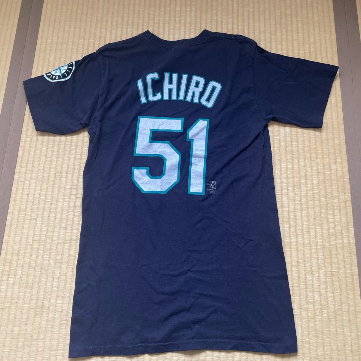 シアトル マリナーズ イチロー Tシャツ SEATTLE MARINERS 半袖Tシャツ ICHIRO 51 マジェスティック Majestic メジャーリーグ MLB拍卖