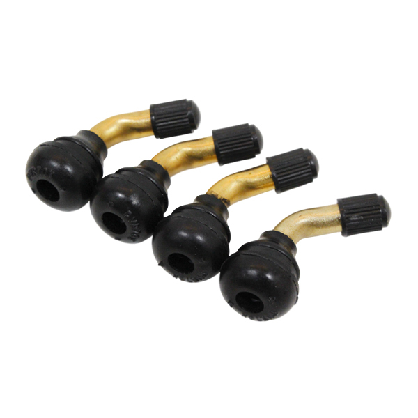 PVR70 エアバルブ キャップ付き L型 チューブレス ゴムバルブ 4個 セット タイヤ エアー バルブ 曲がり 交換 CLキャップ バイク 自動車拍卖