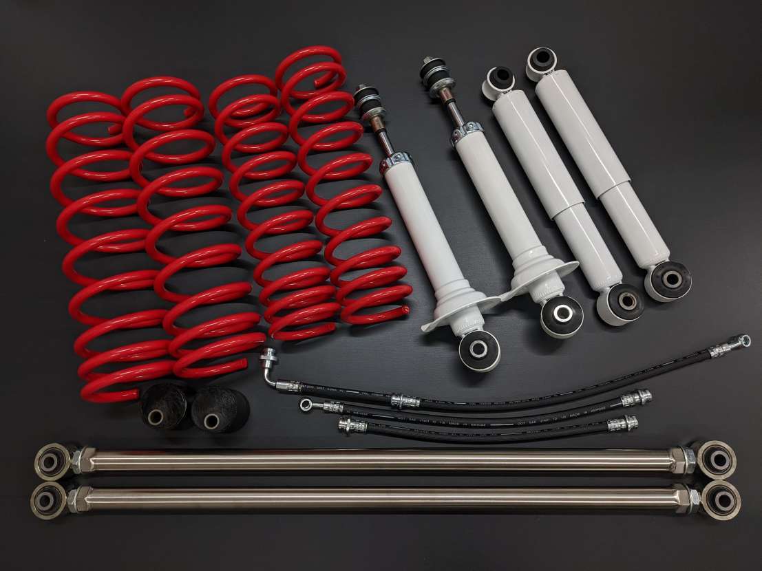 SUZUKI ジムニー JA22/JA12/JB32専用 サスペンションセット 2インチアップセット ラージバレーオリジナル商品 リフトアップキット拍卖