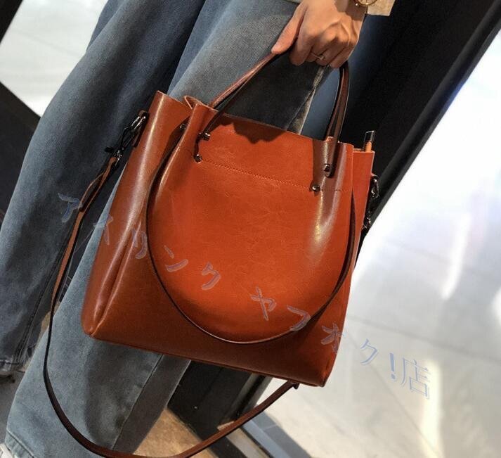 ☆新品牛革 トートバッグ メンズ 本革 ユニセックス レディース A4 通勤バッグ 2WAY 弁当 収納 通勤通学 レザー 大容量 革バ ブラウン拍卖