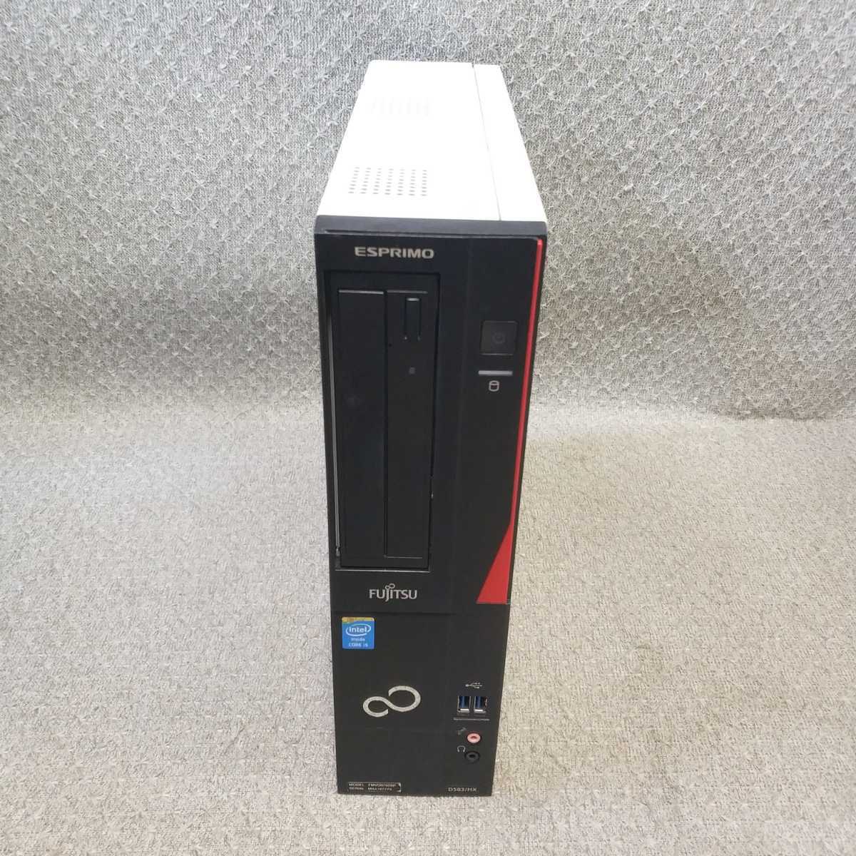 Windows XP,7,8,10,11 OS選択可 富士通 ESPRIMO D583/HX Core i5-4570,メモリ4GB,HDD500GB,シリアル,パラレル,USB3.0,PS/2,リカバリー作成拍卖