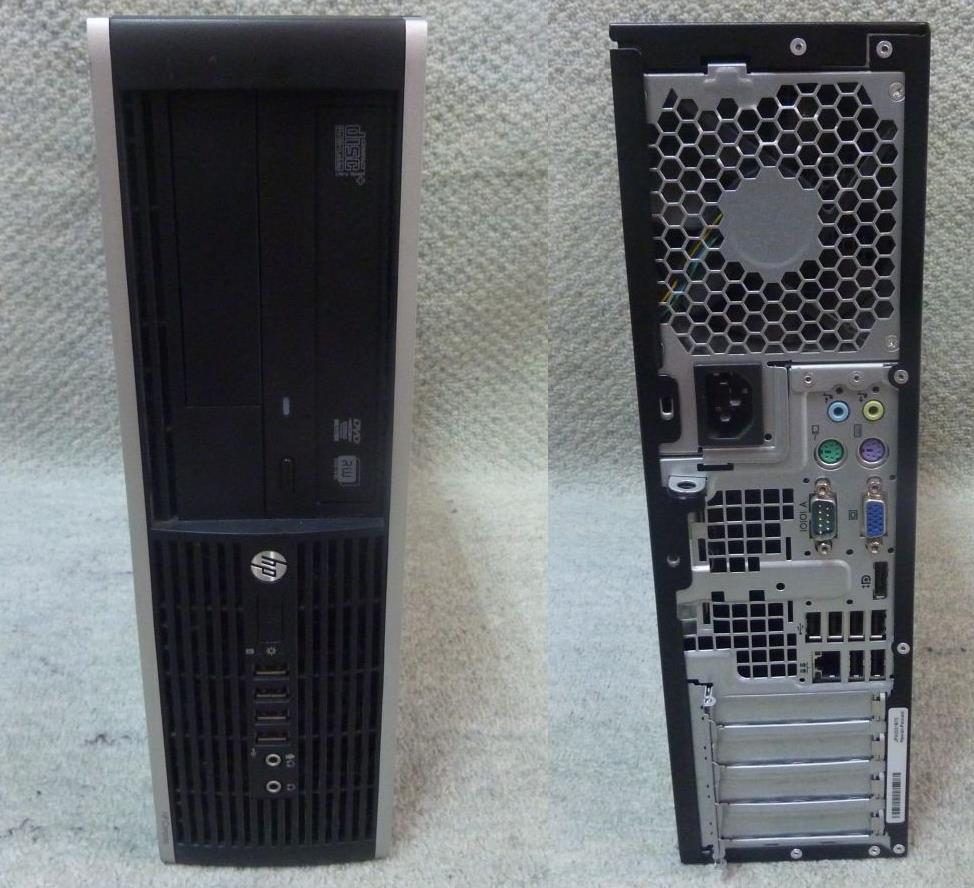 Windows XP,Vista,7,10 OS選択可 HP Compaq 6200 Pro SFF Core i5-2300/2400,メモリ4GB,HDD250GB,RS-232C,DisplayPort,PS/2,リカバリ作成拍卖