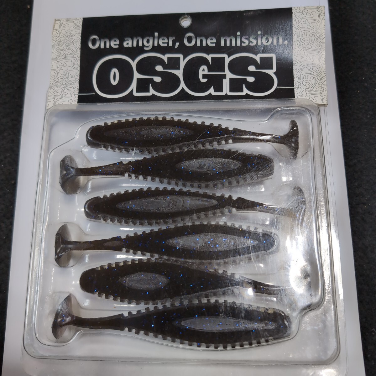 ■新品■OSGS■サンディスイッチスイマー■5インチ、6本入、グリパンブルー■拍卖