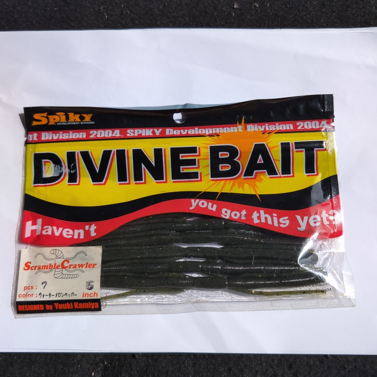 ■新品■スパイキー■スクランブルクローラ■5インチ、7本入、ウオーターメロンペッパー■拍卖