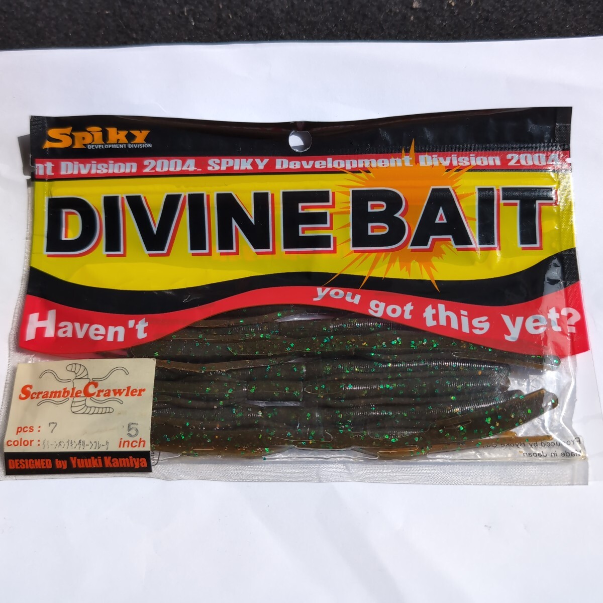 ■新品■スパイキー■スクランブルクローラ■5インチ、7本入、グリーンパンプキングリーンフレーク■拍卖