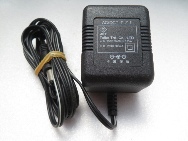 AD35949★Taiko★ACアダプター★型番不明 6VC 300mA★保証付!即決!拍卖