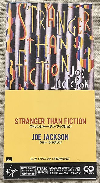 8cmCDシングル ジョー・ジャクソン プロモ Promo ストレンジャー・ザン・フィクション Joe Jackson Stranger Than Fiction Drowning拍卖