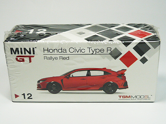 ■MINI GT/TSMモデル■1/64 Honda シビック Type R ラリーレッド(右ハンドル)赤色 CIVIC拍卖