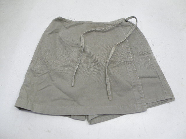 USED LOOK!ユーズドルック!キュロット!巻きスカート風!W63(緑)拍卖