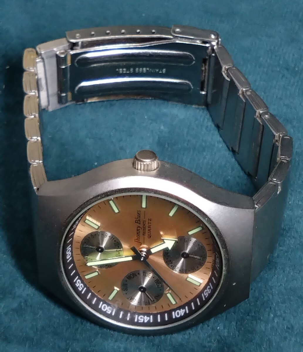 Johnny Blues 稼働品  メンズ 腕時計 クォーツ 拍卖