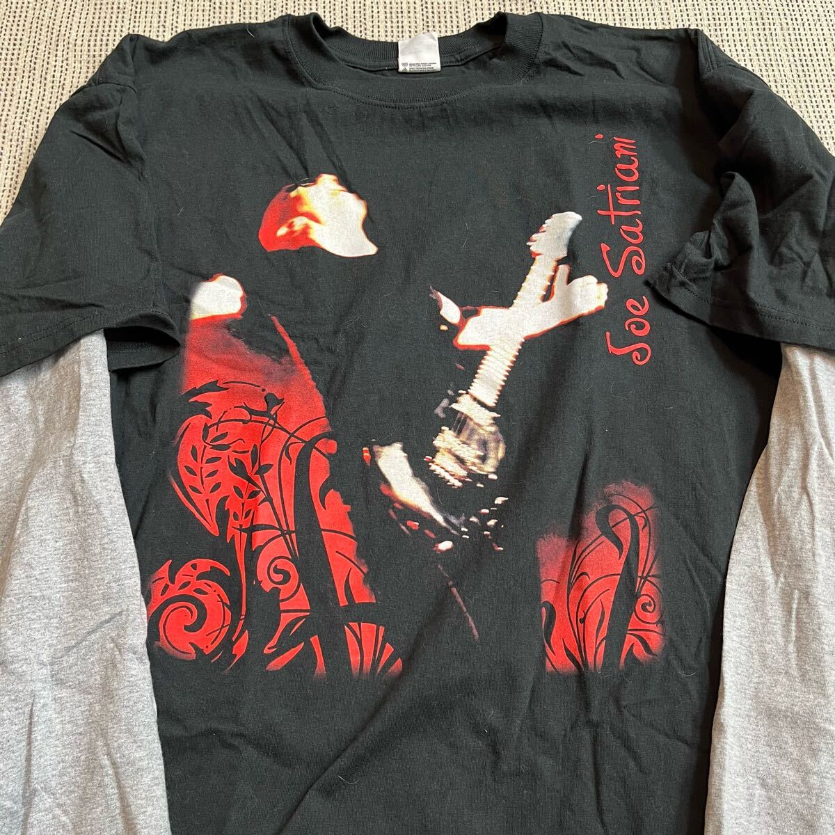 90s ヴィンテージバンドT ミュージックT ジョーサトリアーニ Joe Satriani ヘインズ ビンテージ スティーヴ ヴァイ steve vai拍卖