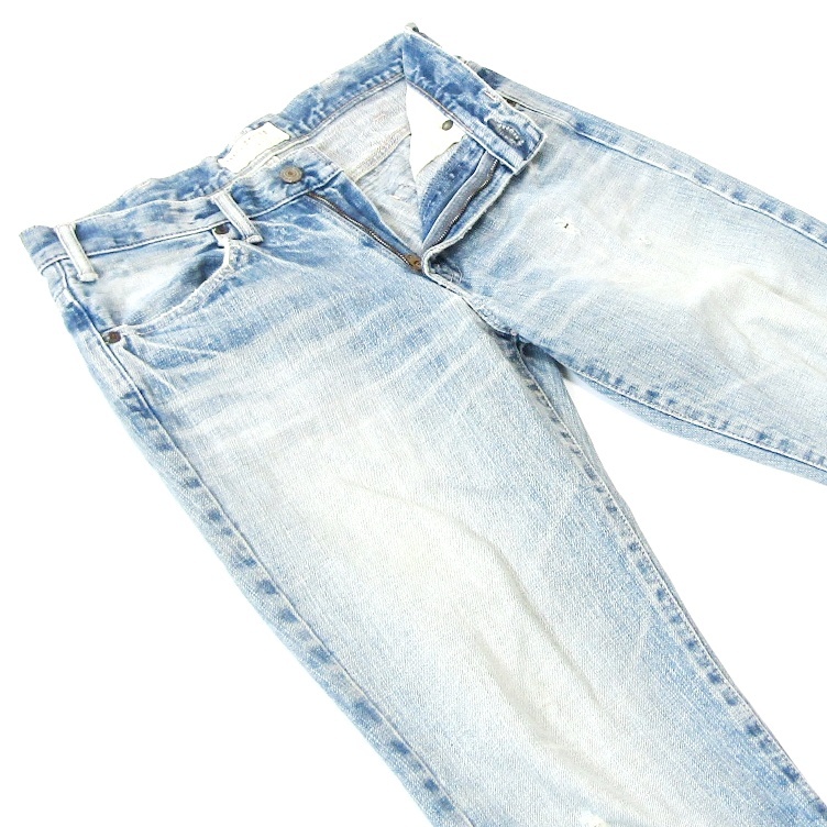 SPELLBOUNDスペルバウンド▼ブーツカットデニム▼ダメージ加工▼28インチ▼ウエスト約76㎝拍卖