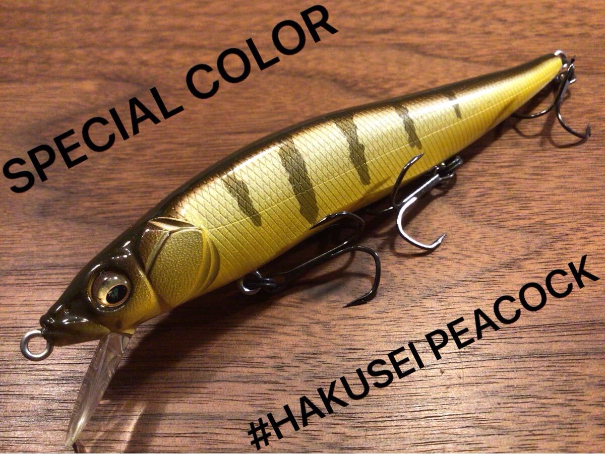 ★超美品★Megabass メガバス VISION ONETEN VISION 110 ビジョンワンテン ビジョン110“SP-C/LIMITED/限定”「HAKUSEI PEACOCK」ミノー拍卖