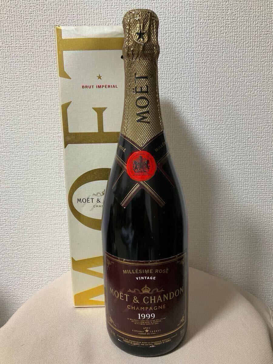 古酒超激レア!【26年熟成】1999年ミレジメ・ロゼ・ヴィンテージ/モエ・エ・シャンドン【ボックス付】拍卖