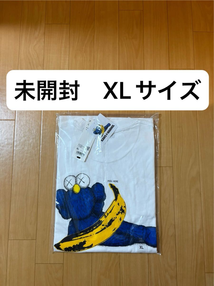 XL 未開封 UNIQLO KAWS Andy Warhol 00 White ユニクロ カウズ アンディ・ウォーホル UT 半袖Tシャツ ホワイト 白 コラボ拍卖