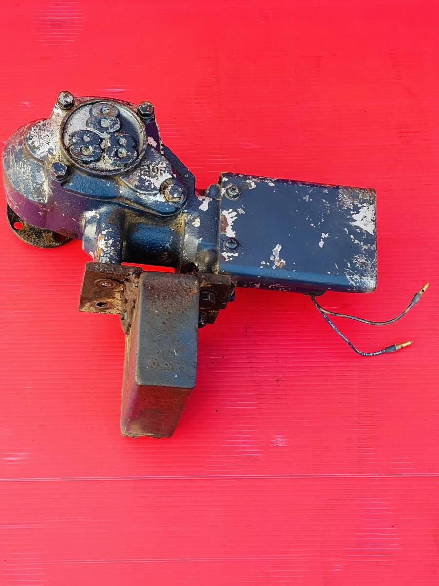 ダンプ コボレーンモーター 田村総業888 20F 20-R 24V 開閉 減速機 田村 コボレーン 片方 片側 動作OK Rei2755拍卖