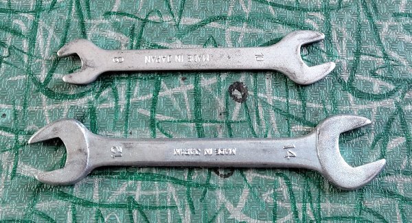 (0-1658) ノーブランド 両口スパナ 8-10/12-14拍卖