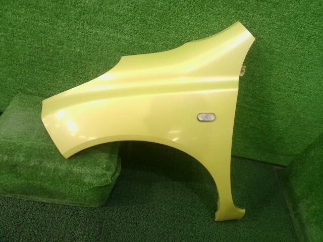 マーチ DBA-AK12 K12 左 前 フロント フェンダー 12S CR12DE E30 黄色 イエロー 63101-AX035拍卖