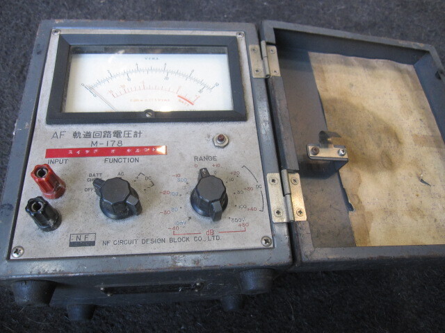 <軌道回路電圧計> 型式M178 1970,10 USEDジャンク品!拍卖
