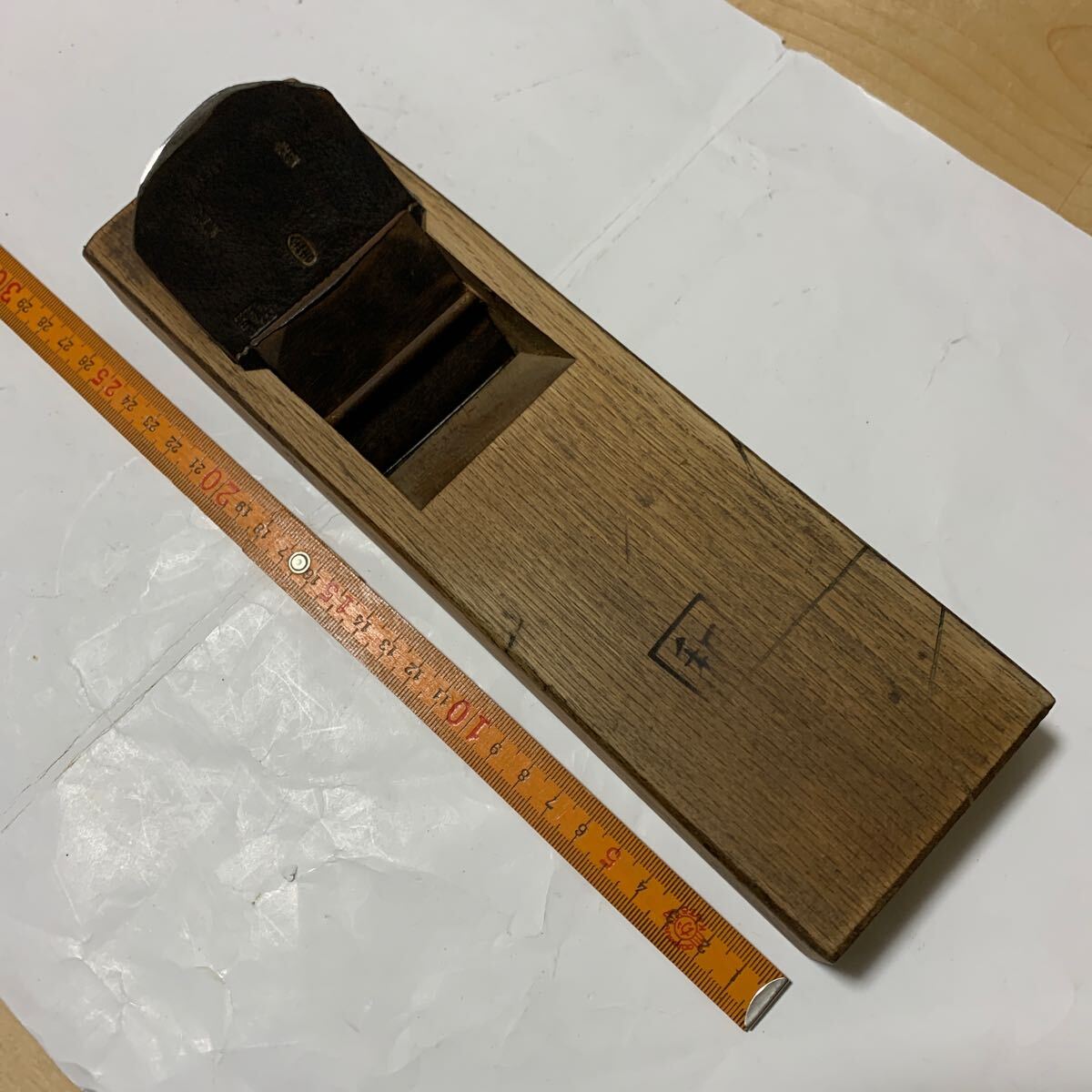 鉋 金吉 大工道具 寸六 カンナ かんな 刃身幅65㎜拍卖