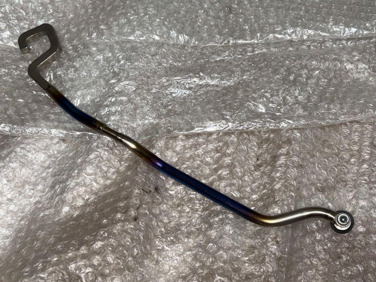 EK9 チタンボンネットバー 程度◎ ♪ ホンダ HONDA シビック CIVIC type-R MUGEN 無限 チタン チタンフードステー 他NO611拍卖