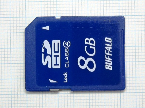 ★BUFFALO SDHC メモリーカード 8GB 中古★送料85円・185円拍卖