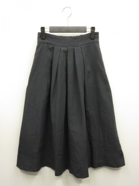 25年 マーガレットハウエル★定価¥49500(税込)★洗える LIGHT LINEN リネン スカート サイズⅡ★MARGARET HOWELL拍卖