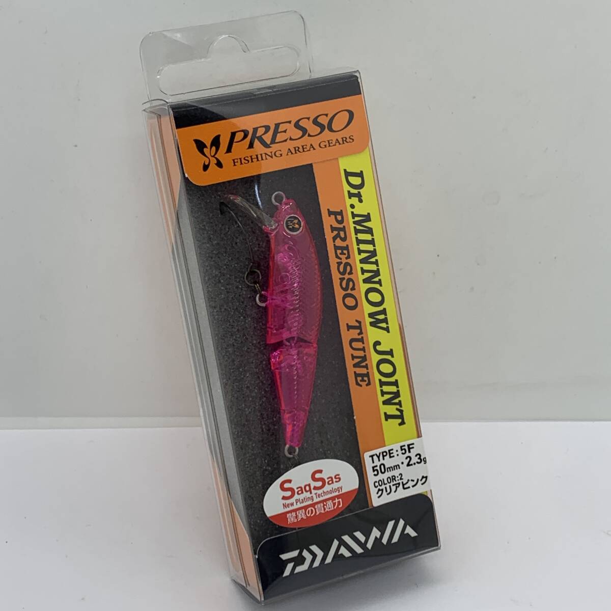 I-94459 ダイワ DAIWA ドクターミノー ジョイント 5F プレッソチューン クリアピンク拍卖