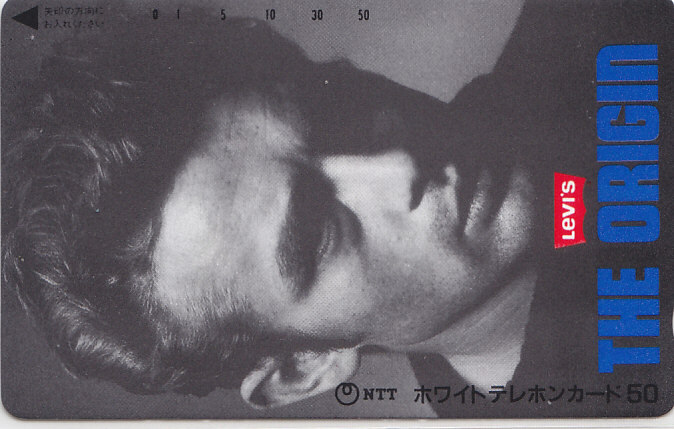 ジェームズ・ディーン James Dean リーバイスLEVI'S THE ORIGIN/【テレカ】 L.4.21 ★送料最安75円~拍卖