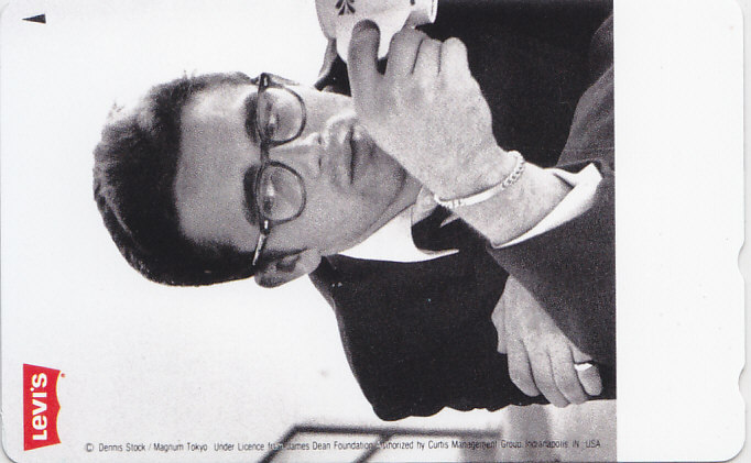 ジェームズ・ディーン James Dean リーバイスLEVI'S /【テレカ】 L.4.21 ★送料最安75円~拍卖