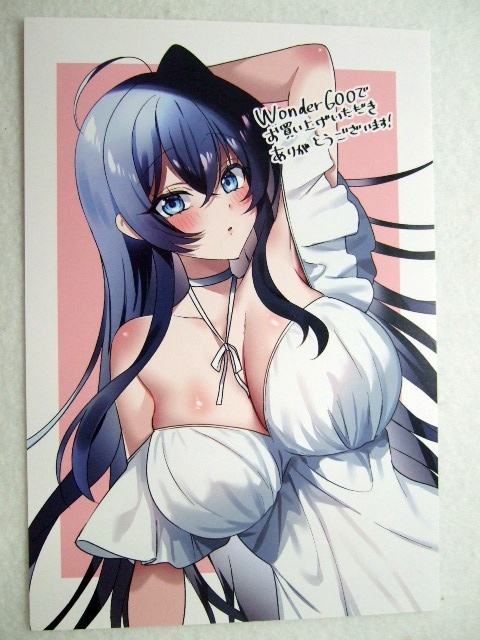 ワンダーグー 限定 ガリ勉くんと裏アカさん 1巻 ポストカード 250330 特典 WonderGOO 非売品 イラストカード イラストペーパー 花咲まひる拍卖