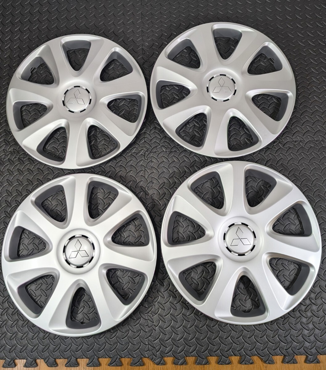 三菱純正 スチールホイール16インチ用 ホイールキャップ 4枚 アウトランダー、デリカD5 etc ほぼ新品拍卖