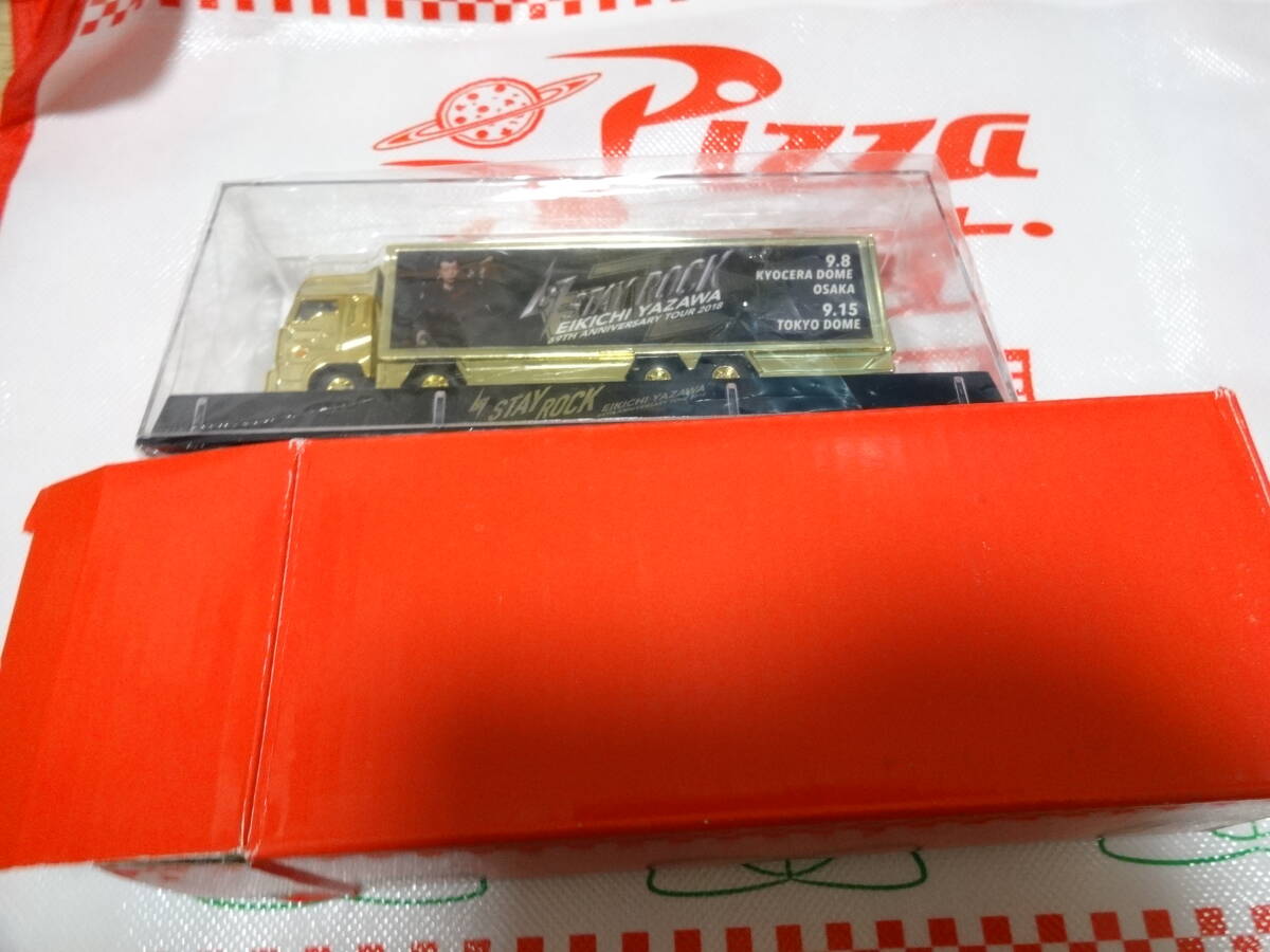 矢沢永吉 トランポ STAY ROCK 2018 PREMIUM EDITION トラック ミニカー ゴールド拍卖