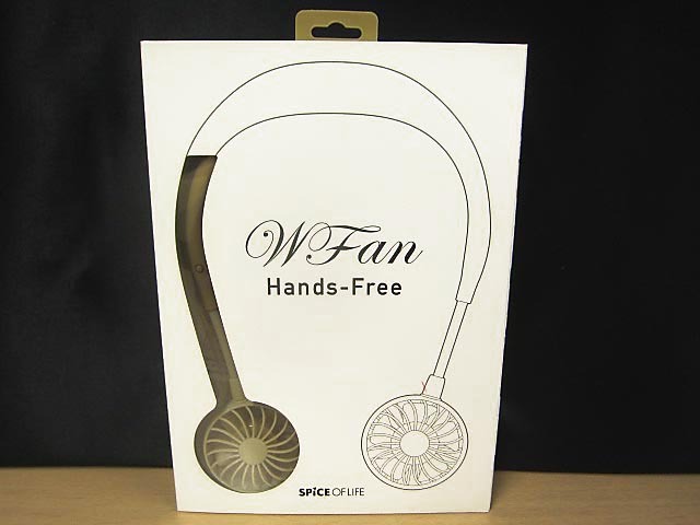 SPICE of Life W Fan ダブルファン ハンズフリー 扇風機 DF30SS01-BR 【M】拍卖
