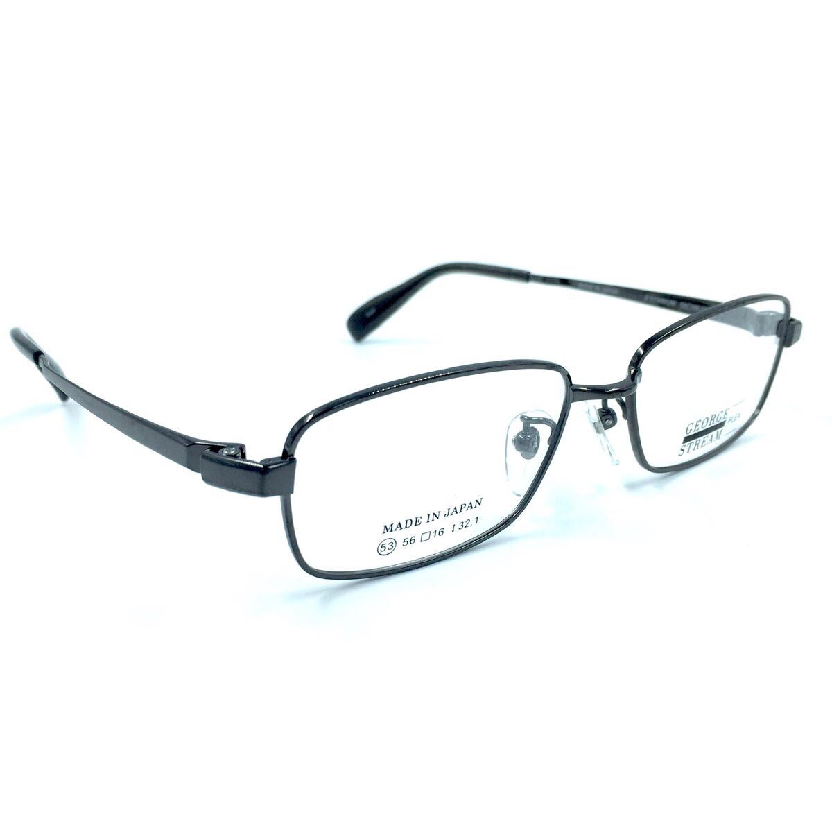 在庫処分SALE■GEORGE STREAM 眼鏡 ジョージストリーム GSF02-1212 メガネフレーム 日本製 チタンフレーム拍卖