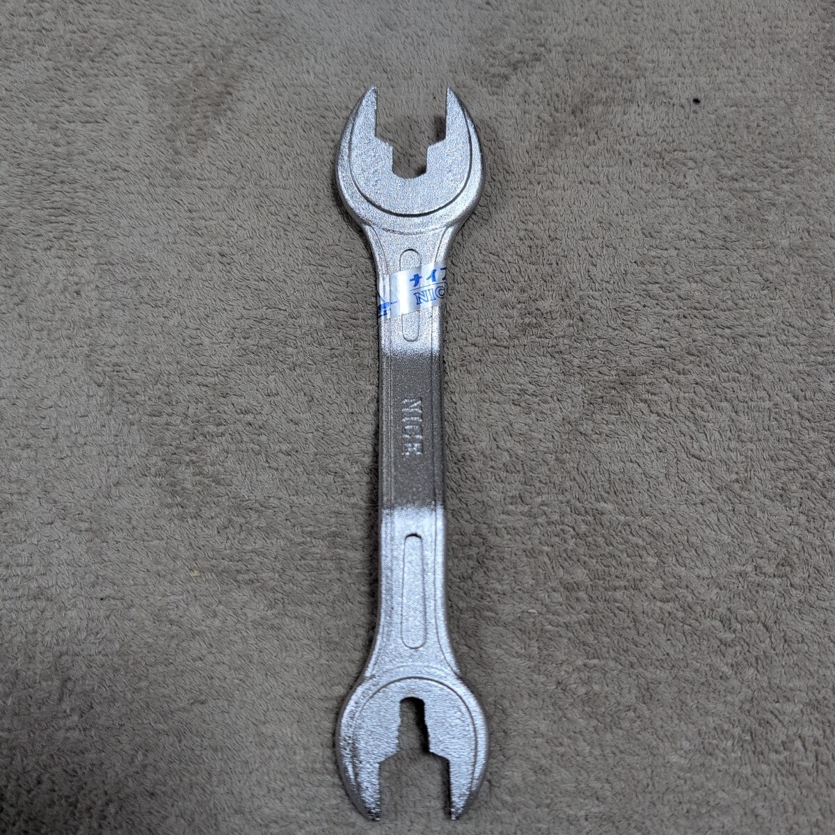 ジャンク品/長期保管品/NICE/ナイス/スパナ/フォームタイスパナ/A型/サイズ10×21+6+7+17mm/質量220g/全長210mm拍卖