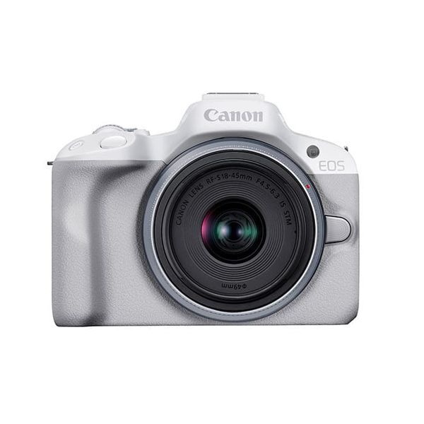 中古 1年保証 美品 Canon EOS R50 RF-S18-45 IS STM ホワイト拍卖