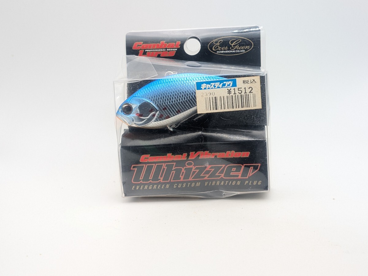 F-9693【3点以上落札で送料無料】エバーグリーン コンバットバイブレーション ウィザー #ブリーディングクロームブルー 箱破損拍卖