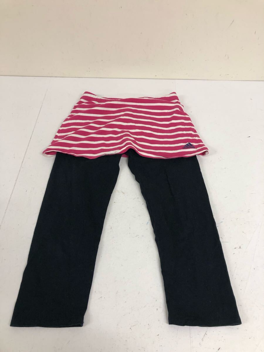 送料無料★adidas アディダス★スカッツ レギンス タイツ スカートパンツ★女の子 キッズ 160 #70418sj160拍卖
