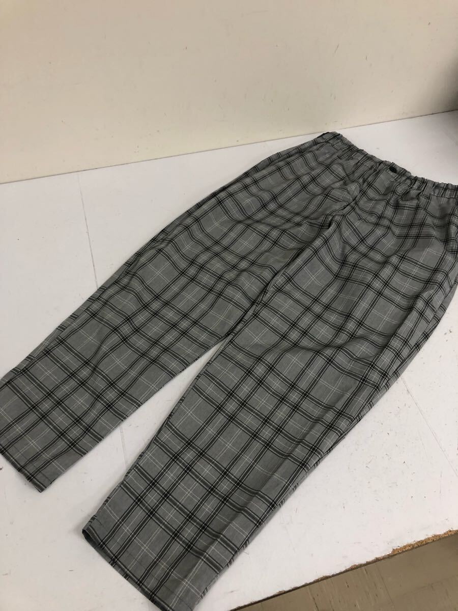 送料無料★BACK NUMBER バックナンバー★チェック柄パンツ テーパードパンツ ボトムス★メンズ Mサイズ#70425sj132拍卖