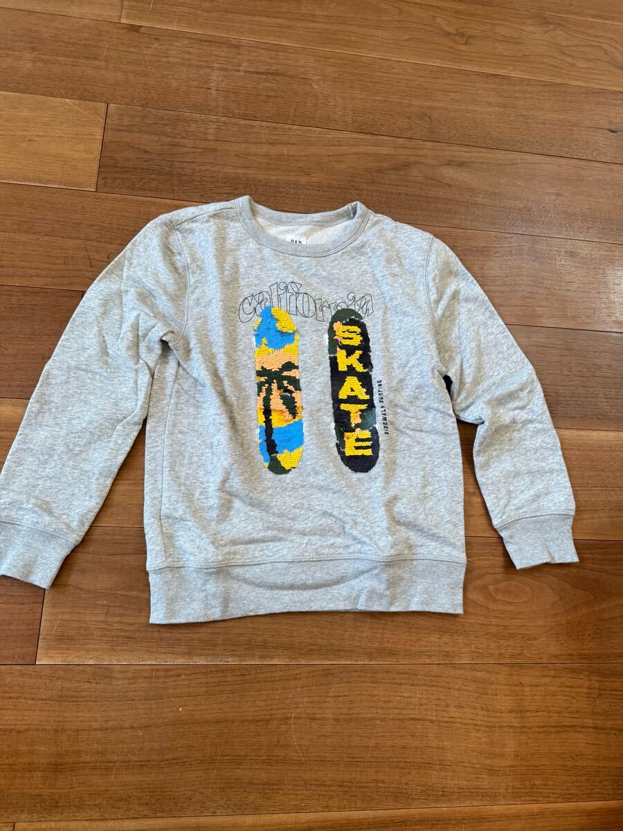 Gapkids Lトレーナー スパンコール 2デザイン サイズL 1079拍卖