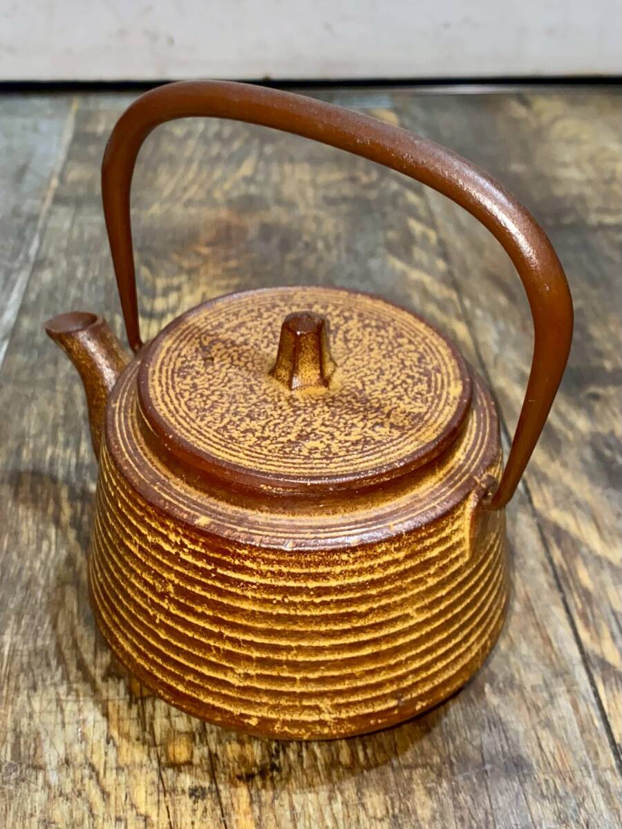 【No.563】茶道具 茶道 南部鉄器 急須 鉄瓶 金属工芸 金属鋳造 鉄器 茶器 現状品拍卖