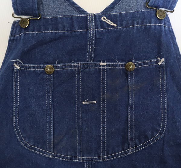 CO89ローバックROEBUCKSシーアーズSEARSアメリカ古着アメリカ製オーバーオール80’S90’Sビンテージ38デニムパンツオールインワン オールド拍卖