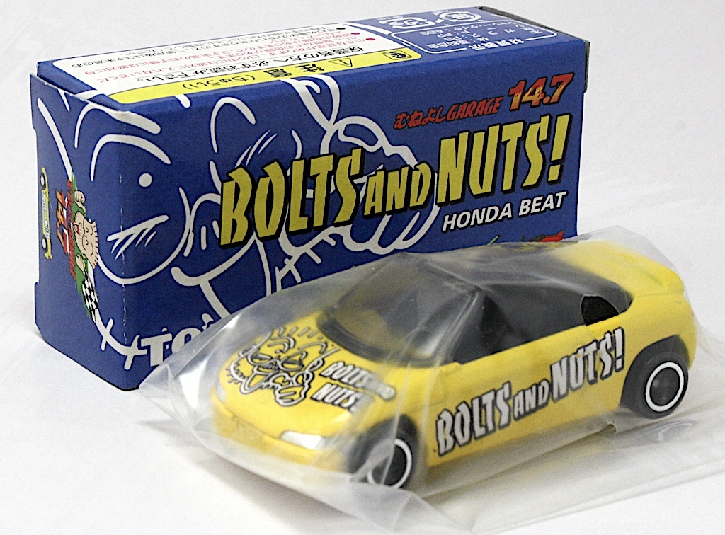 トミカ むねよしGARAGE 14.7特注 ホンダビート「黄」 BOLTS AND NUTS!拍卖