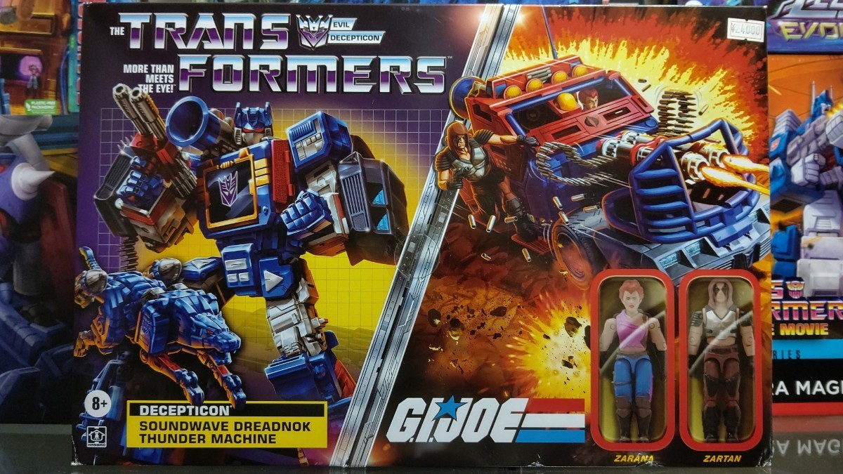 トランスフォーマー GIジョー コラボ サウンドウェーブ デッドノック&サンダーマシーン 新品未開封品拍卖